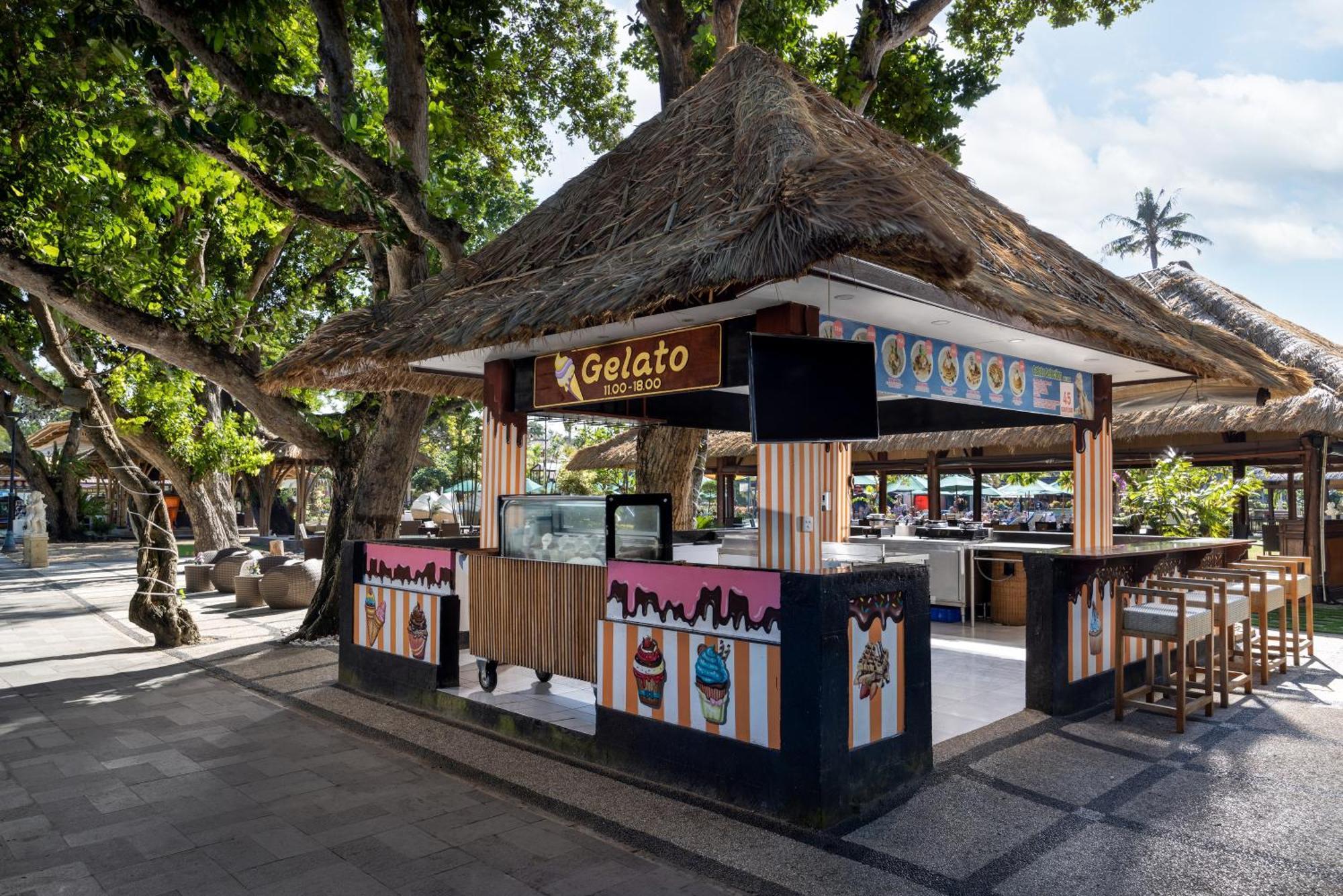 Prama Sanur Beach Bali Exterior foto Gelato kiosk in Bali, Indonesia